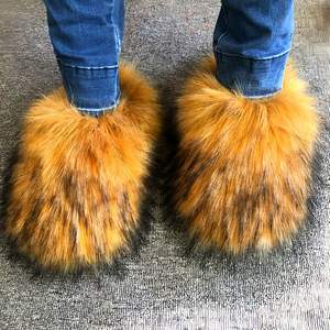 Abrigo de Piel Sintética de Mapache para Mujer, Estilo Europeo y Estadounidense, para Otoño e Invierno, Uso Doméstico, Talla Grande, Cálido y Aterciopelado, Novedad 2025 - Product Image 1