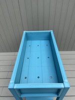 Jardinière surélevée en plastique et bois à double grille pour fleurs et légumes, kit de semis, bac à fleurs surélevé