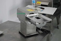 Trancheuse à viande électrique multifonctionnelle sur pied, découpe la viande fraîche en bandes et en cubes, équipement de transformation alimentaire commercial