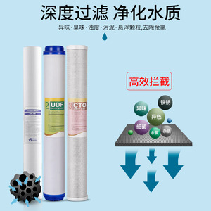 ชุดไส้กรองน้ำ Lige ขนาด 20 นิ้ว แบบ PP Sediment UDF CTO สำหรับเครื่องกรองน้ำเชิงพาณิชย์ - Product Image 3