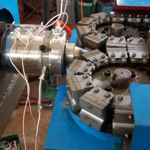 Máquina de fabricação de mangueira cordada flexível pe