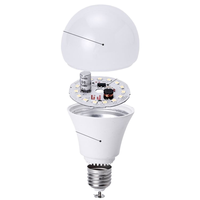 Économie d'énergie 6500K LED E27 Ampoule à vis Lampe Aluminium Plastique Stroboscopique Protection des yeux pour un usage domestique B22 E26