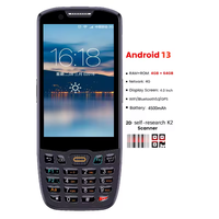 Terminal de datos móvil industrial rugoso inalámbrico PDA del teclado completo con el escáner de código de QR para el inventario