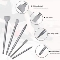 14x250x20mm SDS Plus tige marteau perforateur point plat accessoire d'outil électrique pour briser le béton maçonnerie carrelage brique enlèvement ciseau