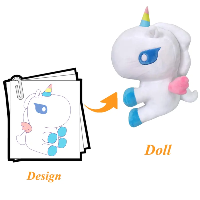 Hot Selling Custom Large Plush Unicorn Toy Squishy Animal Plush Toy