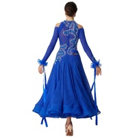 B-2063 Haute Qualité Nouvelle Norme Robe De Danse De Salon Femmes Filles Concurrence Lisse Robe De Danse Moderne Robe De Danse À Vendre