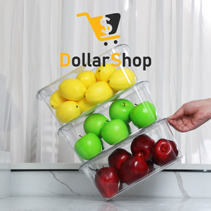 Plastic <strong>Rectangle</strong> Refrigerator Storage Containers with Freshness Preservation Multifunction Kitchen Boxes and <strong>Bins</strong> - Product Image 1
