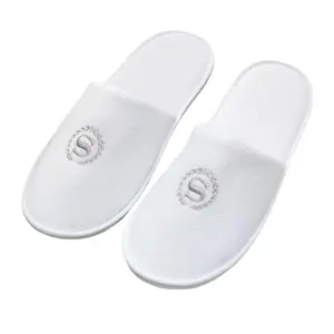 Grosir Logo Kustom Sandal Sekali Pakai Massal Sandal Spa Hotel MEWAH untuk Tamu