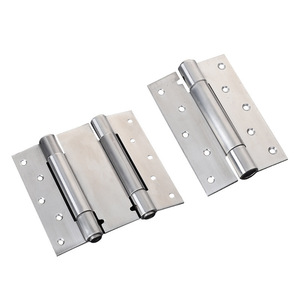 HANFENG Stainless Steel <b>Spring</b> Hinge 4 5 Inch <b>Door</b> Hidden Single Double Opening Soft Closing Minimalist Design - Product Image 5