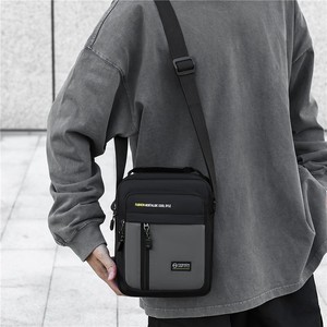 Bolso bandolera de moda para hombre, bolso de hombro pequeño de tela Oxford duradero para uso diario, gris, negro, azul, verde - Product Image 1