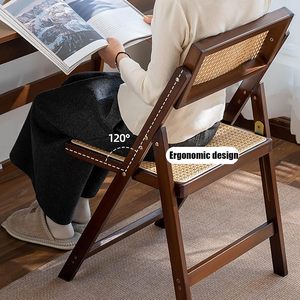 Chaise pliante classique <span class=keywords><strong>en</strong></span> bambou robuste, idéale pour le <span class=keywords><strong>jardin</strong></span> et la cour |   Chaise <span class=keywords><strong>de</strong></span> fête <span class=keywords><strong>de</strong></span> style Wimbledon antique, mobilier d'extérieur - Product Image 4