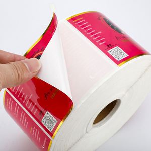 Étiquettes d'emballage écologiques autocollantes en PET imperméables rectangulaires de 120 ml pour huile de croissance capillaire aux huiles essentielles de rose - Product Image 4