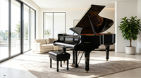Piano à queue en feutre véritable pour bébé (5-6 pieds)