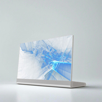 Écran OLED transparent de 30 pouces sur pied pour signalisation dynamique, ascenseurs, aéroports, halls d'exposition, éducation, soins médicaux et publicité graphique