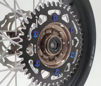 Baut sproket Titanium paduan Gr5, sekrup kepala Torx untuk sepeda tanah