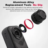 Kit de lentilles de remplacement HONGDAK pour Insta360 X5 X4 X3 - Lentilles de réparation DIY pour une photographie améliorée, accessoires pour caméra d'action