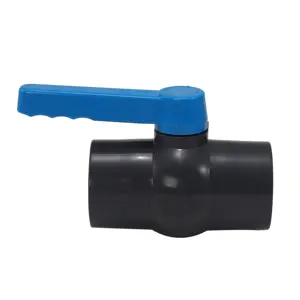 Manual de sistemas de agua General Medio Disponible 1in 2in OEM/ODM Compacto PVC UPVC Válvula de bola de plástico