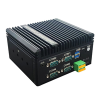 Mini PC Industrial HVAEIPC HW-C576, Intel Celeron/I3/I5/I7 de 4 Núcleos, Almacenamiento DDR4 SSD+HDD, COM*4/COM1/2, USB 2.0/3.0, Multi-OS, 128GB