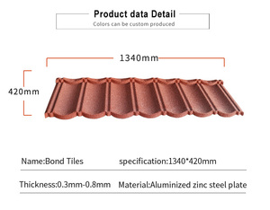 Trái Phiếu Đá Tráng Hiện Đại Quảng Trường Cổ Điển Kim Loại Mái Ngói Chịu Nhiệt Kẽm Tấm Lợp Làm Đất Sét Cho Khu Dân Cư Dự Án - Product Image 6