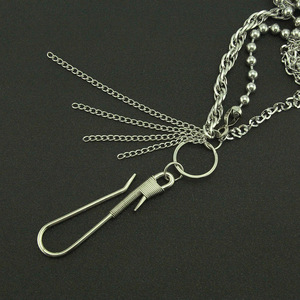 2026 Hot Selling Personalized Simple Design Men's Pants <b>Chain</b> Multi Layer Alloy <b>Waist</b> Hanging <b>Chain</b> Fashion Jewelry Wholesale - Product Image 2