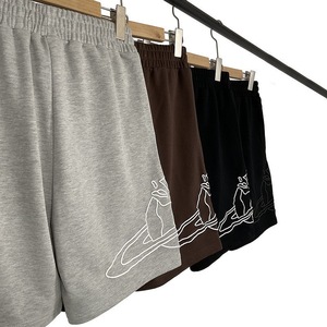 <span class=keywords><strong>Pantalones</strong></span> <span class=keywords><strong>Cortos</strong></span> de Verano Americanos Estilo Streetwear con Bordado de Letras 'Broken Pla', Cintura Alta, Transpirables y de Corte Holgado para <span class=keywords><strong>Hombre</strong></span> y Mujer, Casuales - Product Image 4