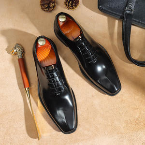 Chaussures Homme Rétro Décontractées en Cuir Véritable Sculpté Style Brique, Respirantes et Légères, en Cuir de Vachette Commercial, Vente en Gros - Product Image 4