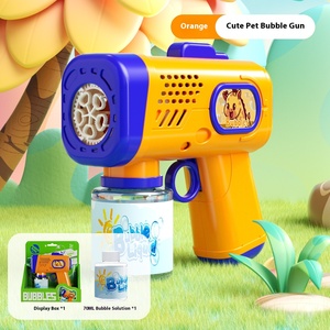 Pistolet à bulles automatique amusant pour enfants Bechotoy, jouet en plastique ABS pour jeux en plein air, pour garçons et filles de 3 ans et plus - Product Image 6