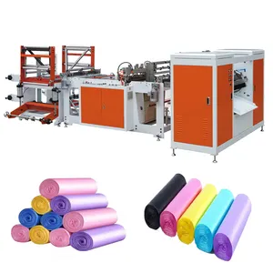 Fully Automatic Biodegradable Star Sealing Plastic Garbage Bag-on-Roll Machine