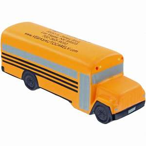 Juguete Promocional con Logotipo Personalizado, Autobús Escolar Antiestrés de PU, Pelota Antiestrés con Color y Forma Personalizados - Product Image 2