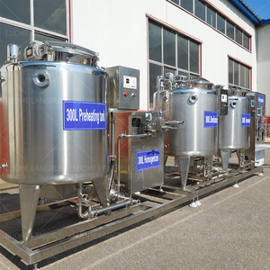 300L komplette Pasteur isierungs linie-Füll maschine Verpackung Pasteur isierung Homogen isierung Kühlung - Product Image 5