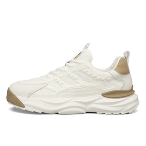 High Quality Men's Sporty Lace-Up Mesh Breathable Anti-Slip Dad <b>Shoes</b> Casual Sports <b>Shoes</b> Spring 2025 New <b>Style</b> Trendy Versatile - Product Image 1