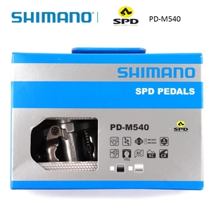 Pedales <span class=keywords><strong>SHIMANO</strong></span> <span class=keywords><strong>PD</strong></span> <span class=keywords><strong>M540</strong></span> M520 de Aluminio Compactos para Bicicleta de Montaña MTB con Sistema de Autobloqueo y Placas SM-SH51 Originales - Product Image 1