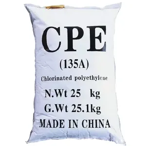 Factory Supply PVC Impact Modifier CPE Chlorinated Polyethylene CPE 135A 135b for Pipes, Profiles, Wires& Cables