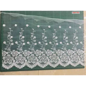 Damen bekleidung Spitzen band wasser lösliche Stickerei Spitze Polyester Border Lace Tüll Stickerei