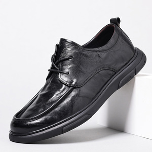 Zapatos de boda de cuero genuino suave de calidad, transpirables, impermeables, sin cordones, duraderos, resistentes al desgaste, clásicos, informales, para caminar a diario - Product Image 5