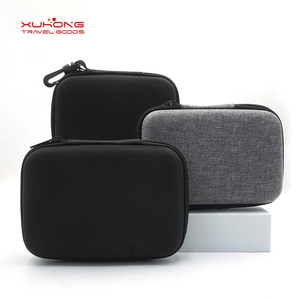 Sac de pêche Xuhong en EVA rigide noir, étui pour canne à pêche imperméable, boîte de rangement portable pour équipement, sangle d'épaule réglable, voyage - Product Image 1