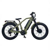 Vélo électrique haute puissance 60V 1500W sur mesure OEM/ODM avec batterie lithium longue durée 30AH et pneus larges 26 pouces à 7 vitesses