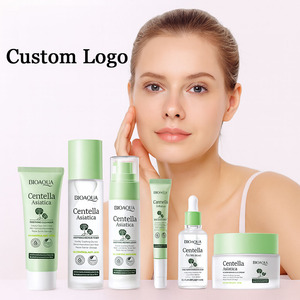 Bộ sản phẩm dưỡng da mặt kem dưỡng trắng da chiết xuất từ cam thảo, nha đam, rau má, gạo nguyên chất, nhãn hiệu riêng OEM - Product Image 6