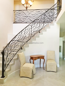 Rampe d'escalier décorative en fer forgé Rampe de balcon moderne Balustrades et mains courantes Rampes pour balcon Main courante - Product Image 3