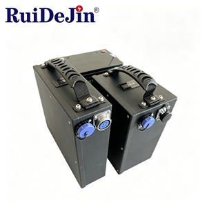 แบตเตอรี่ลิเธียม 60V แบบถอดเปลี่ยนได้สำหรับงานอุตสาหกรรม พร้อมระบบจัดการแบตเตอรี่อัจฉริยะ (BMS) ป้องกันการสั่นสะเทือน เหมาะสำหรับหุ่นยนต์ตรวจสอบน้ำมันและก๊าซอุตสาหกรรมกลางแจ้ง - Product Image 6