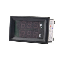 Mini voltmètre numérique DC à double affichage LED bleu + rouge 0,56 pouces, ampèremètre DC 100V 10A, testeur de courant et de tension avec lignes, en promotion