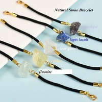 Bracelet tressé ajustable fait main en améthyste naturelle sculptée, style vintage, énergie curative, bracelet porte-bonheur en cristal, vente en gros