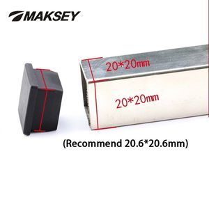 Bouchons d'étanchéité carrés en caoutchouc <span class=keywords><strong>MAKSEY</strong></span> 32.6/34.6/36.6/38.6mm pour tubes, embouts de protection intérieurs pour tubes en acier, bouchons de trous - Product Image 2