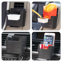 Universelle Luxus-Innenausstattung Multifunktionale Aufbewahrungsfächer Saucenschale Pommes-Frites-Halter für Autos