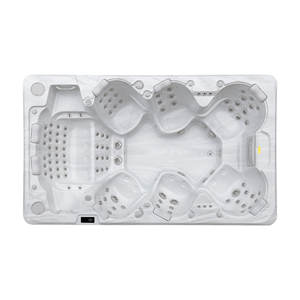 <span class=keywords><strong>Baignoire</strong></span> extérieure Jaccus de grande taille pour 8 adultes, jacuzzi à jets d'air, spa de natation extérieur, spa autoportant, spa à hydromassage - Product Image 2