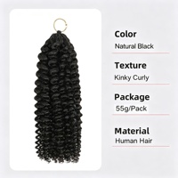 Extensions de cheveux humains 100% Remy indiens, style plumes-crochets, ondulés, pré-séparés, sans nœuds, réutilisables, style bohème, vente en gros usine