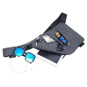 Borsa da Petto Unisex Antifurto in Poliestere, Impermeabile, Riflettente, per Moto, Sport e Viaggi - Product Image 1