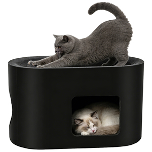 Arranhador para Gatos em Papelão Ondulado, com Função de Sofá e Descanso, Brinquedo para Afiar Unhas - Product Image 1