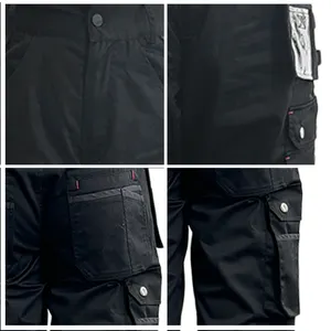 Pantalones de trabajo para hombre, ropa de trabajo de construcción, ropa de trabajo profesional aceptada con logotipo personalizado OEM