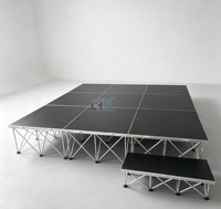 Plateforme de scène pliable en alliage d'aluminium de haute qualité, scène intelligente pliable pour événements et concerts en plein air